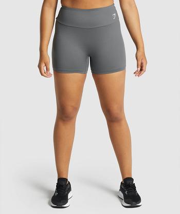 Pantalones Cortos Gymshark Entrenamiento Mujer Gris | CO 2706VRW